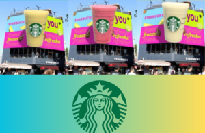 ‘Frozen Starbucks Refresha®’ CGI teknolojisi ile sokağa taştı!