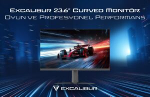 Casper Hız ve Görüntü Kalitesinde Yeni Standart Belirleyen Excalibur 23.6” Curved Monitör’ünü Satışa Sundu!