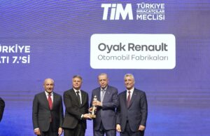 Oyak Renault, Türkiye’nin en büyük 7. ihracatçısı oldu.